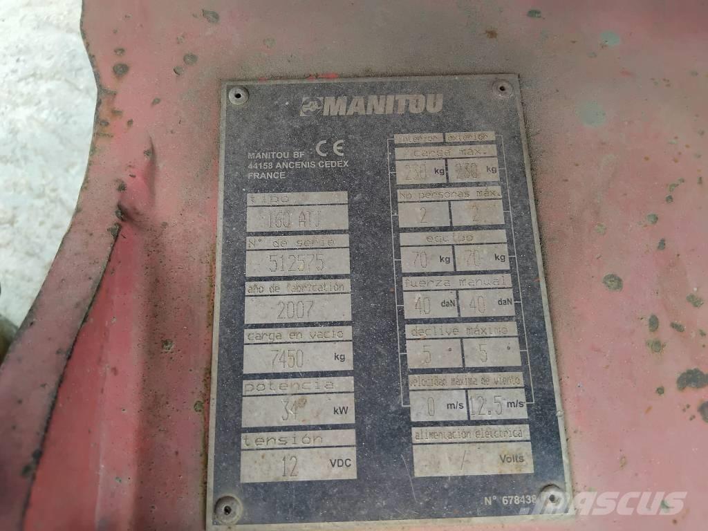 Manitou 160 ATJ Iseliikuvad poomtõstukid