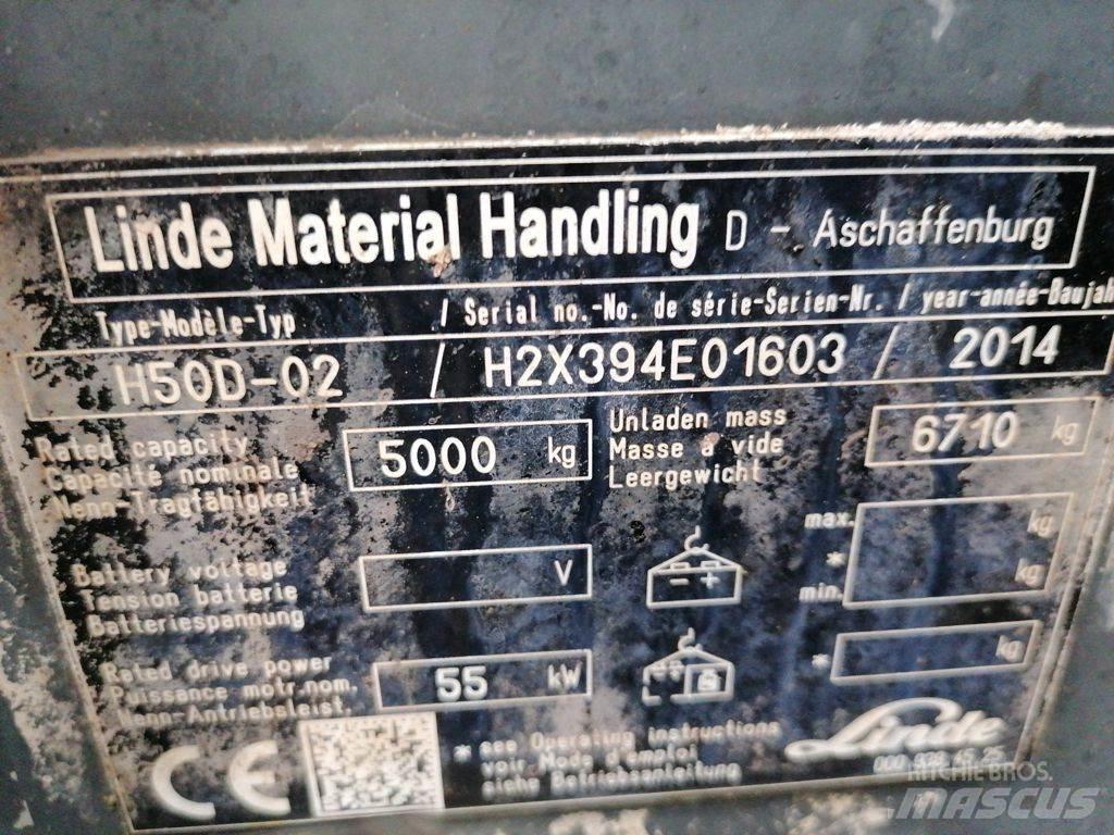 Linde H50D-02 Diiseltõstukid