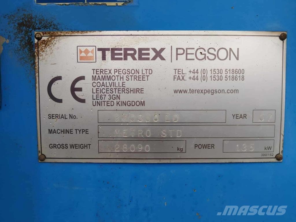 Terex Pegson Iseliikuvad purustid