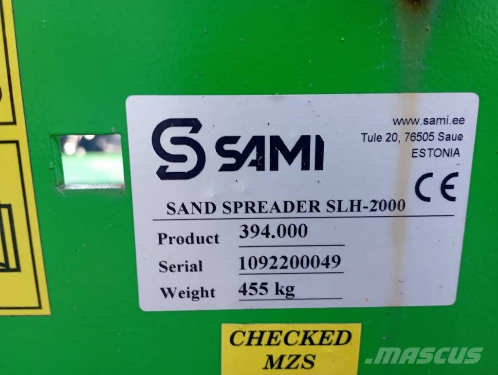Sami SLH 2000 ZM-602 Liivapuisturid ja soolapuisturid