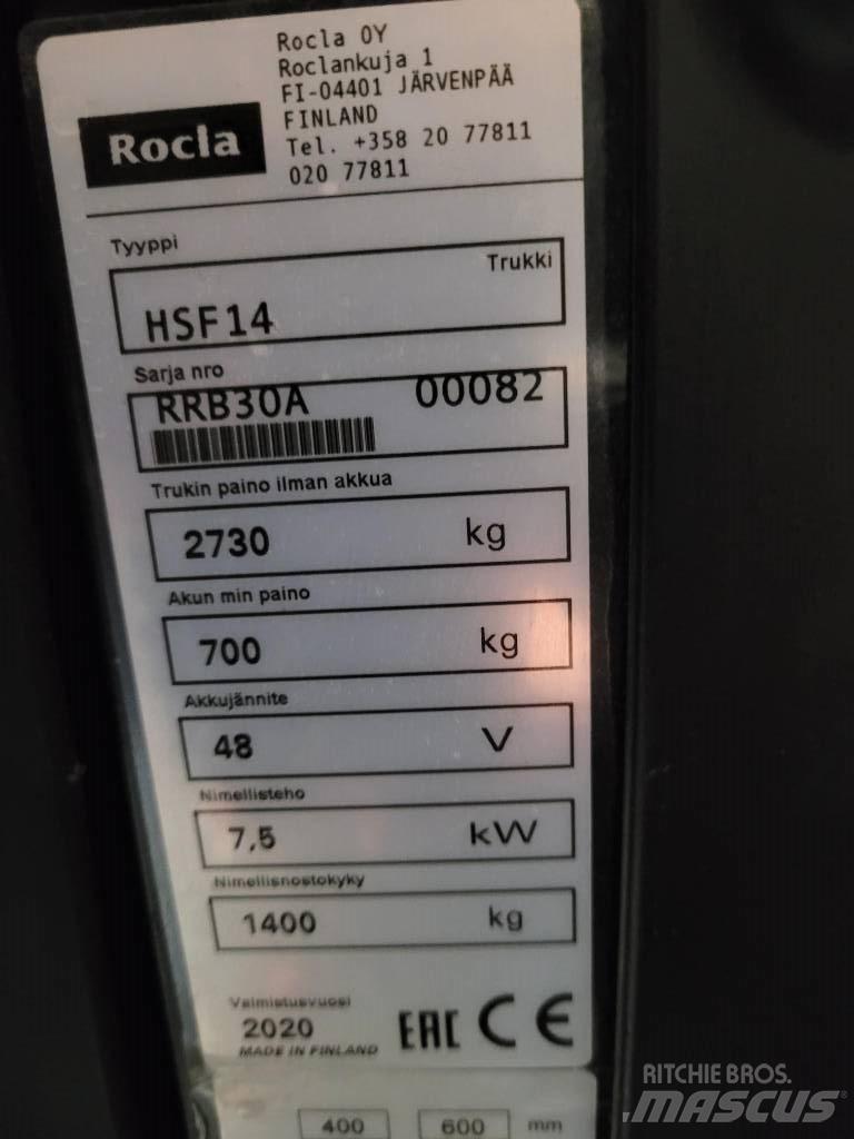 Rocla HSF14 Lükandmastiga tõstukid