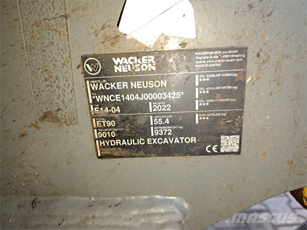 Wacker Neuson ET90 Roomikekskavaatorid