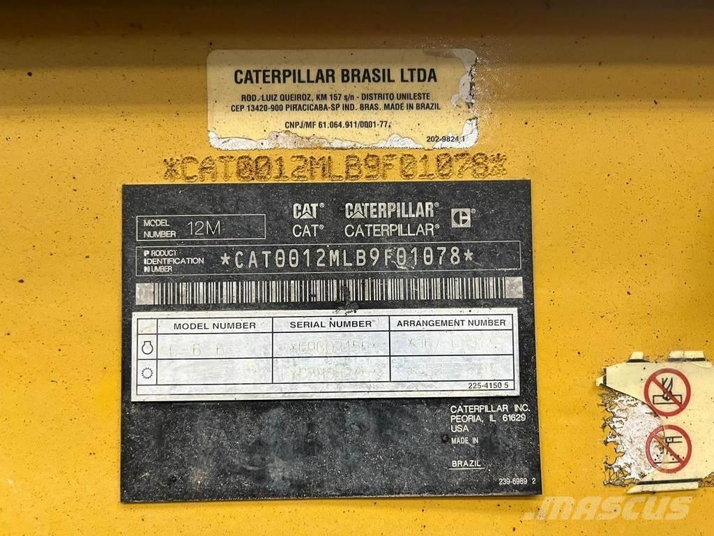 CAT 12M Greiderid