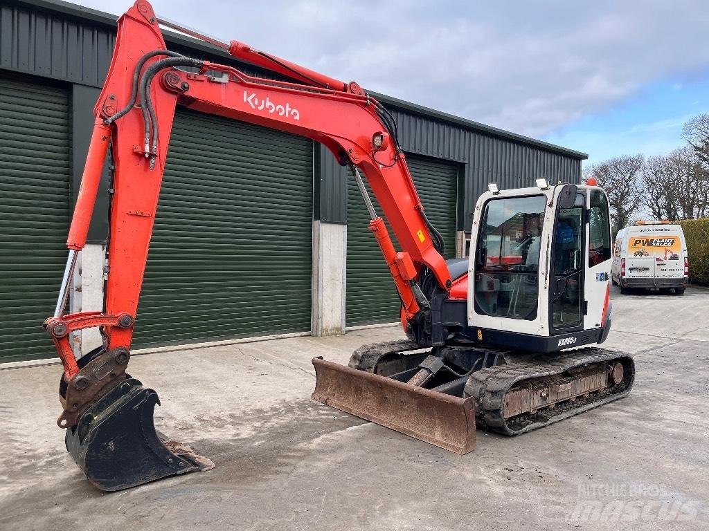 Kubota KX 080-3 Miniekskavaatorid < 7 t
