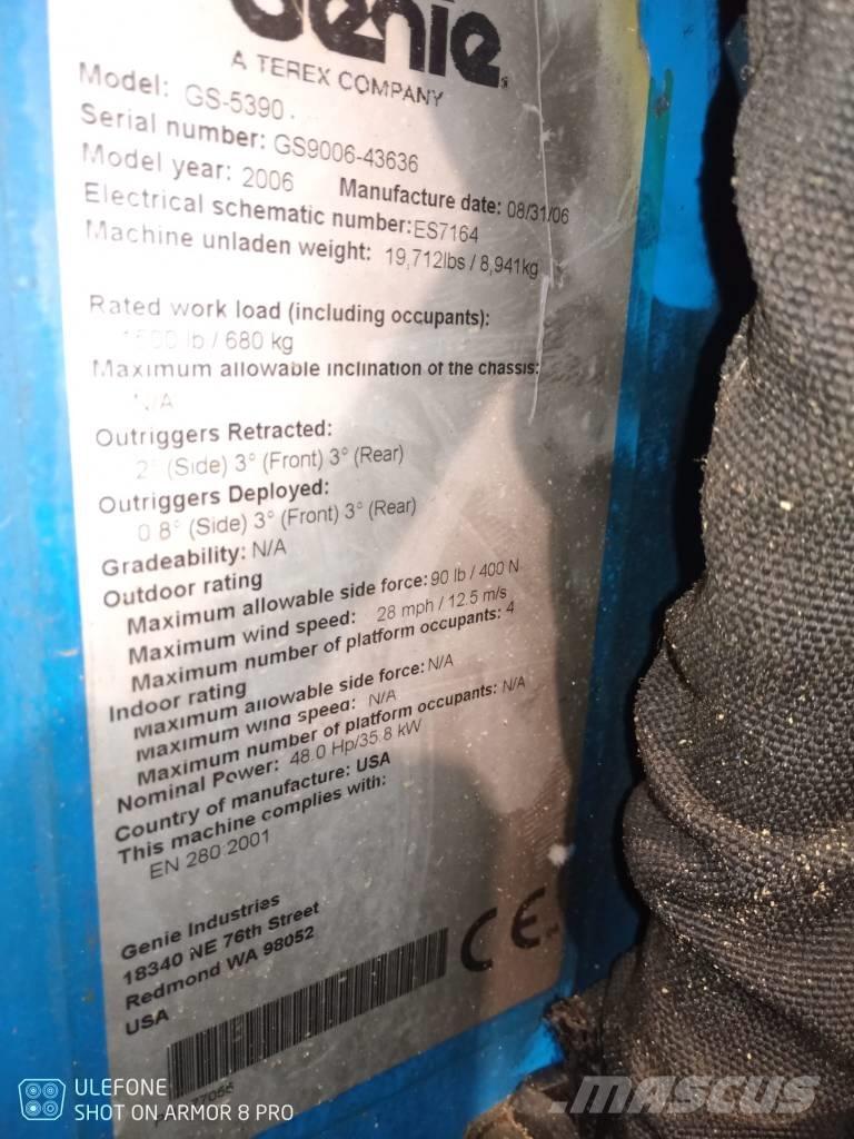 Genie GS 5390 RT Käärtõstukid