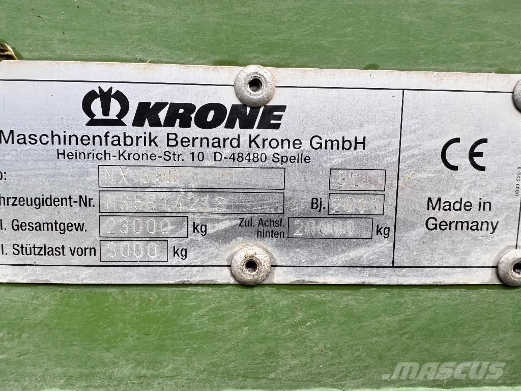 Krone MX 350 GL Laadurhaagised