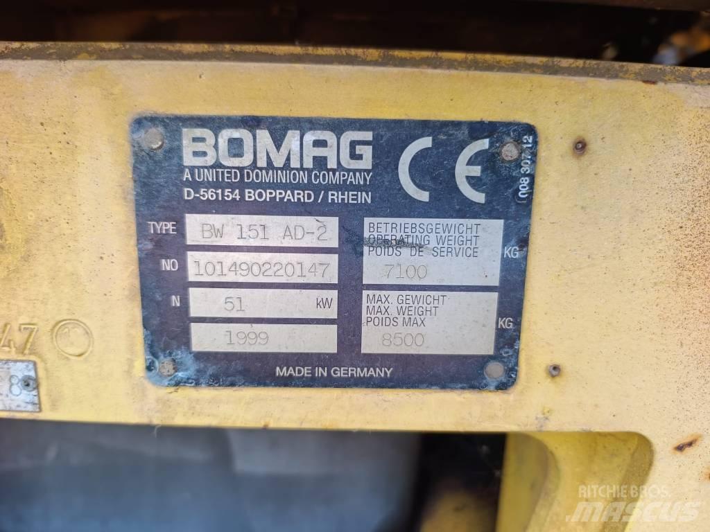 Bomag BW 151 AD-2 Tandemrullid