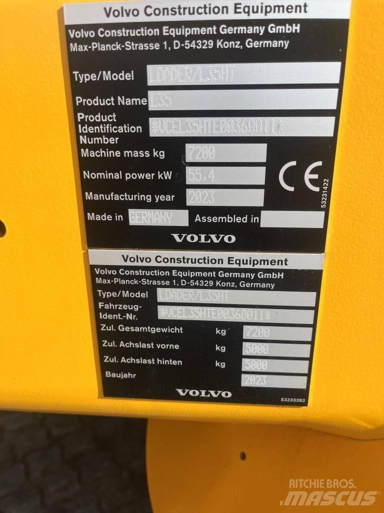 Volvo L35H Rataslaadurid