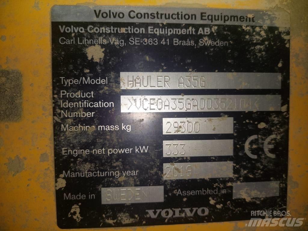 Volvo A 35 G Liigendraamiga pinnaseveokid
