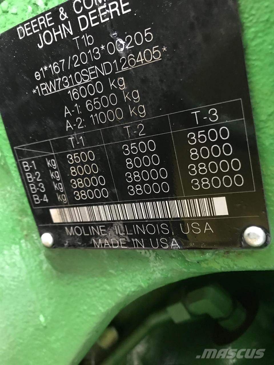 John Deere 7R 310 Traktorid