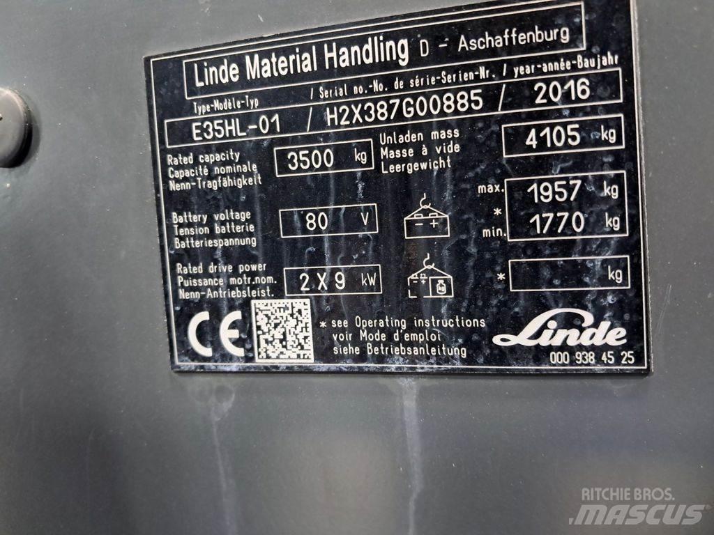 Linde E35HL-01 Elektritõstukid