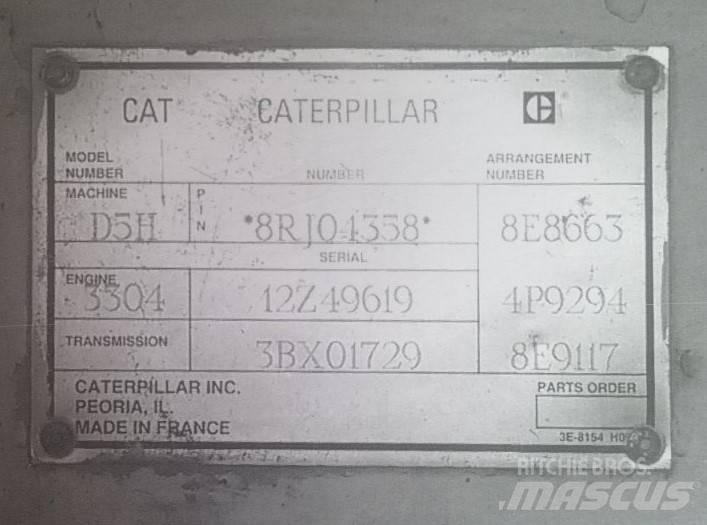 CAT D 5 H Buldooserid