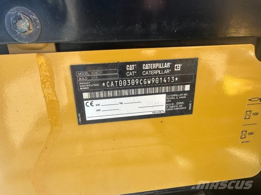 CAT 309 CR Väikeekskavaatorid 7t-12t