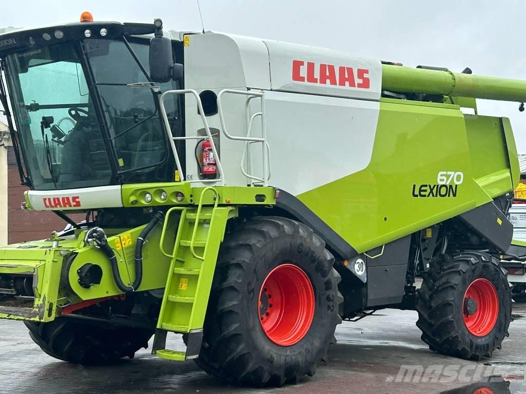 CLAAS Lexion 670 4x4 Teraviljakombainid