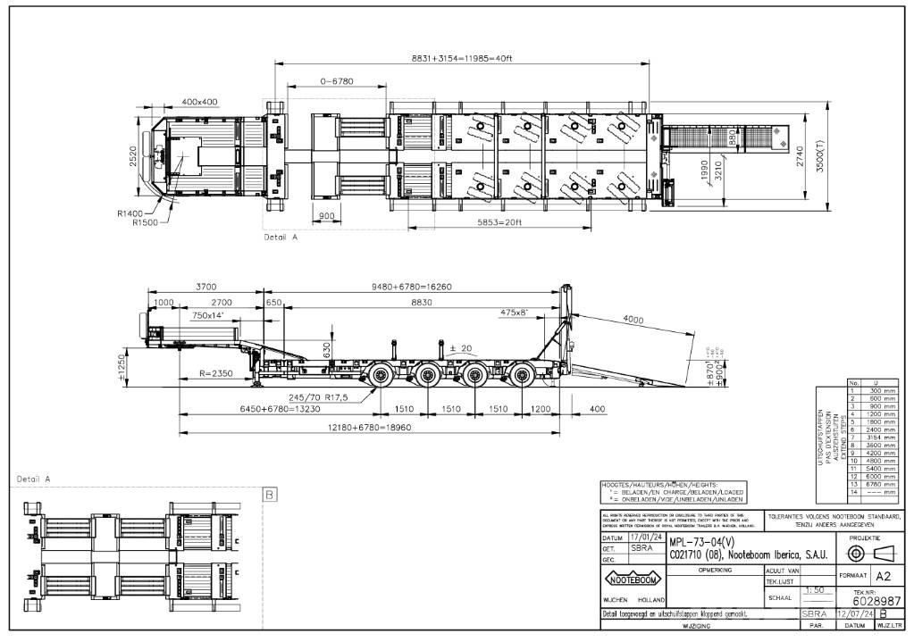 Nooteboom MPL-73-04V Raskeveo poolhaagised