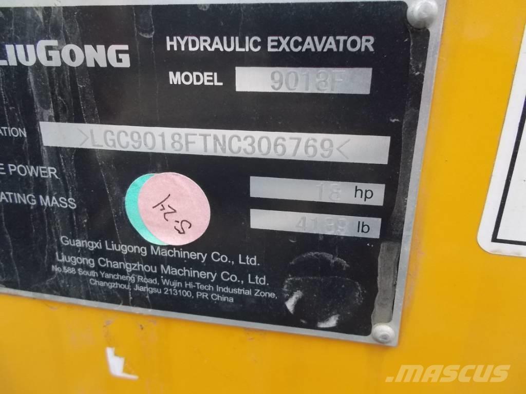  LuiGong 9018 F Miniekskavaatorid < 7 t