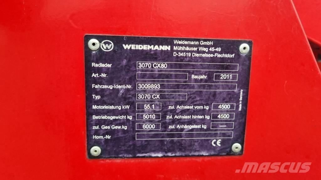 Weidemann 3070CX60 Rataslaadurid