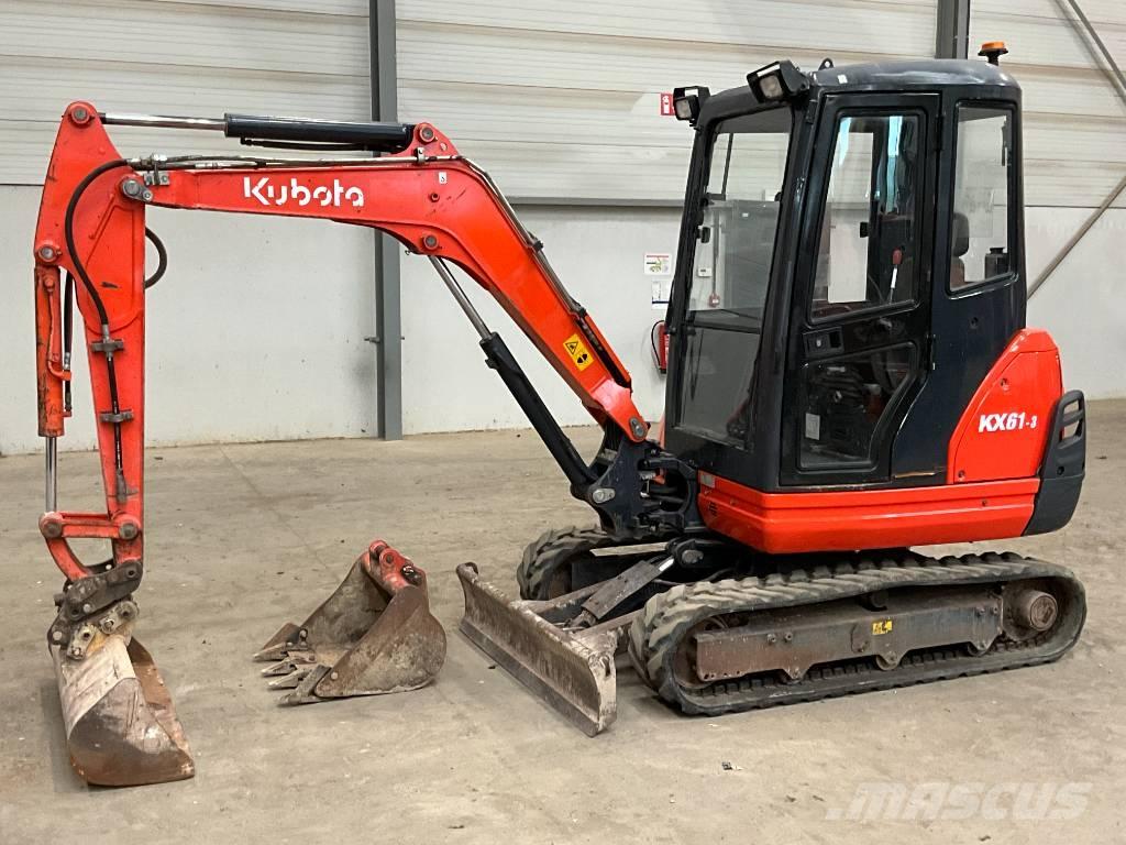 Kubota KX 61-3 Miniekskavaatorid < 7 t