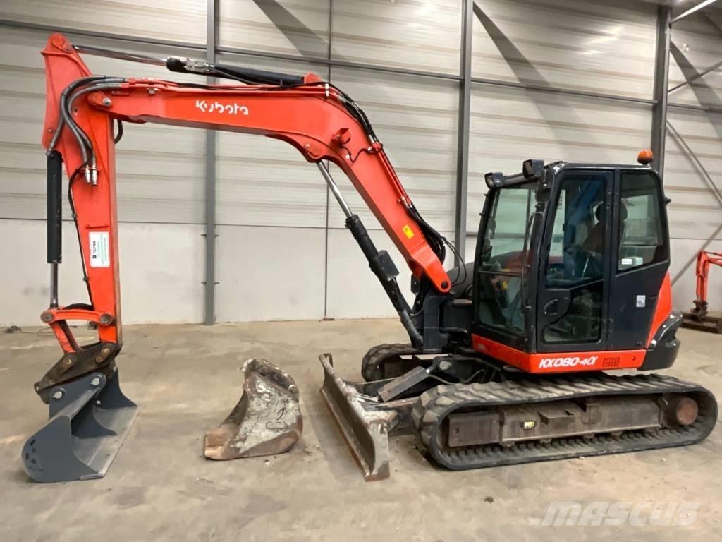 Kubota KX 080-4 A Väikeekskavaatorid 7t-12t
