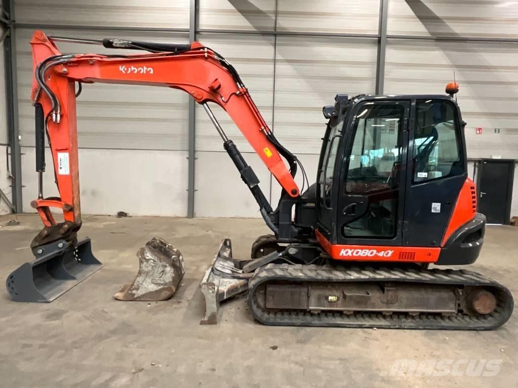 Kubota KX 080-4 A Väikeekskavaatorid 7t-12t