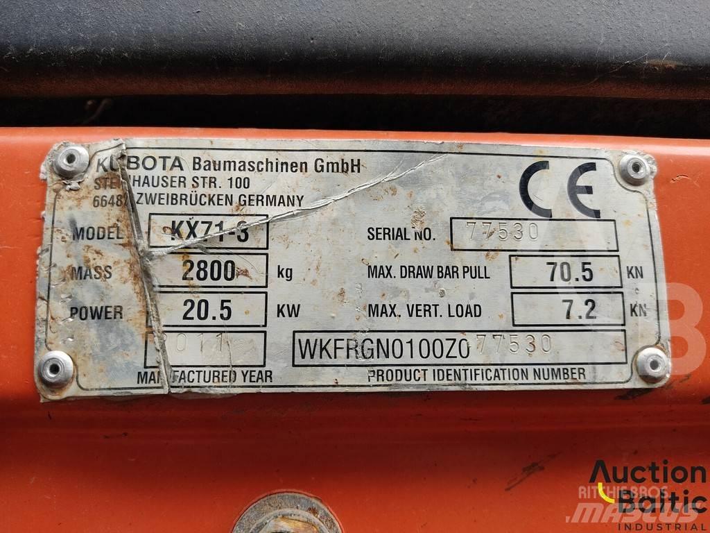 Kubota KX 71-3 Miniekskavaatorid < 7 t
