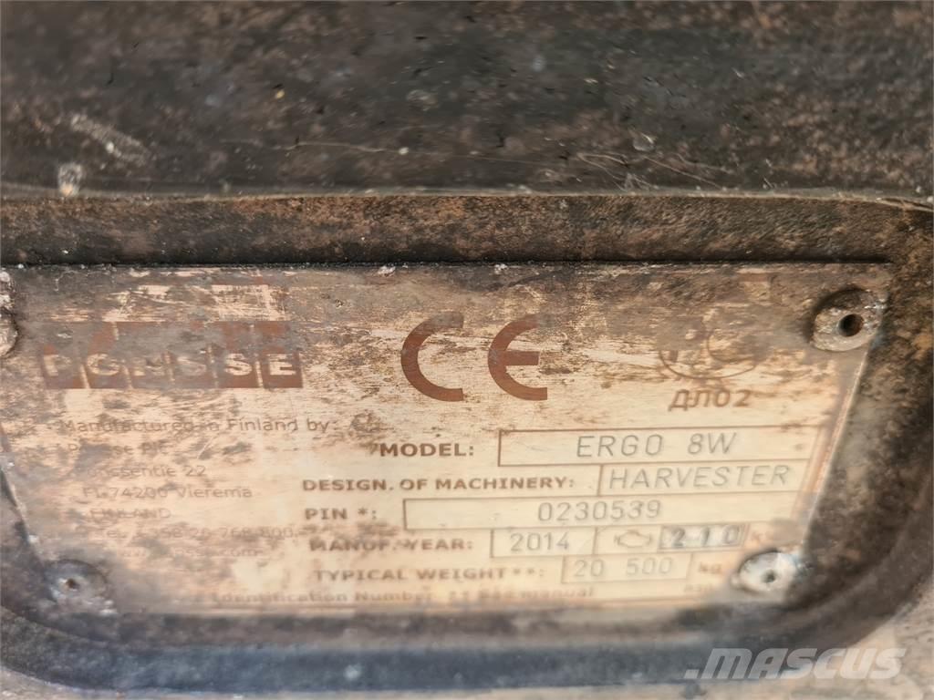 Ponsse Ergo 8wd Harvesterid