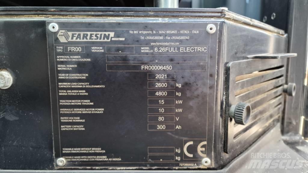 Faresin F6.26 E Teleskooplaadurid