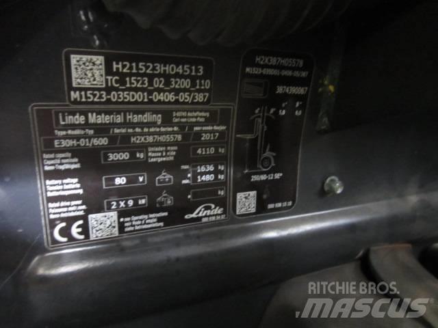 Linde E30H Elektritõstukid