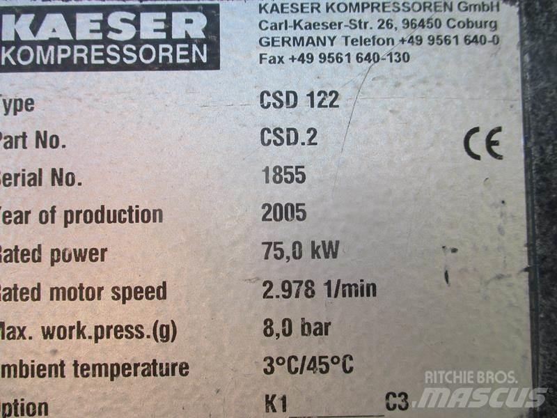 Kaeser CSD 122 Kompressorid