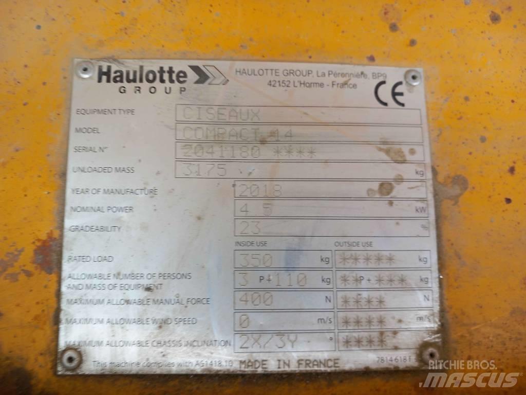 Haulotte Compact 14 Käärtõstukid