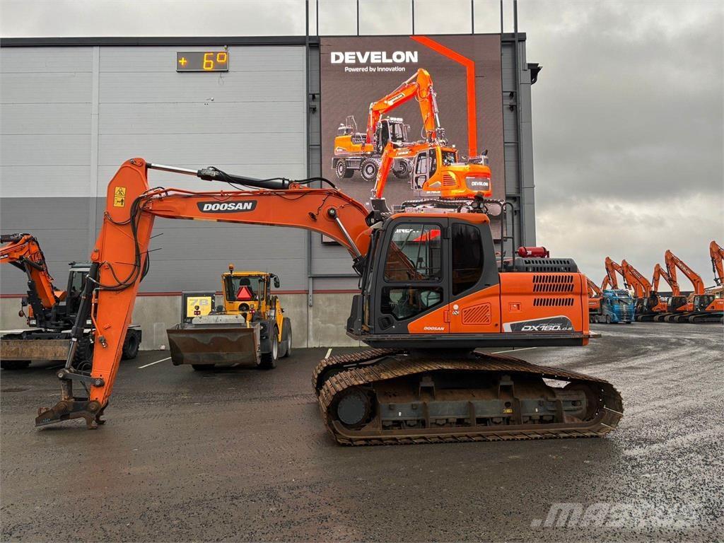 Doosan DX160LC-5 Roomikekskavaatorid
