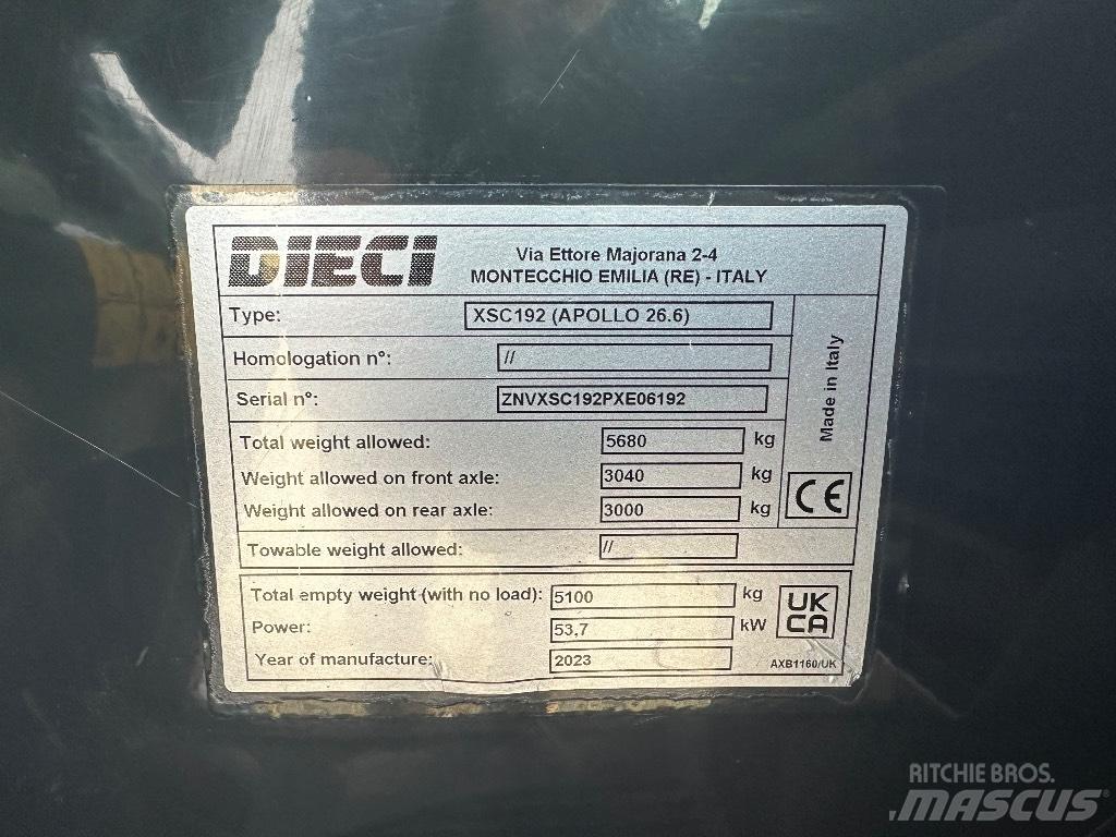 Dieci Apollo 26.6 Teleskooplaadurid