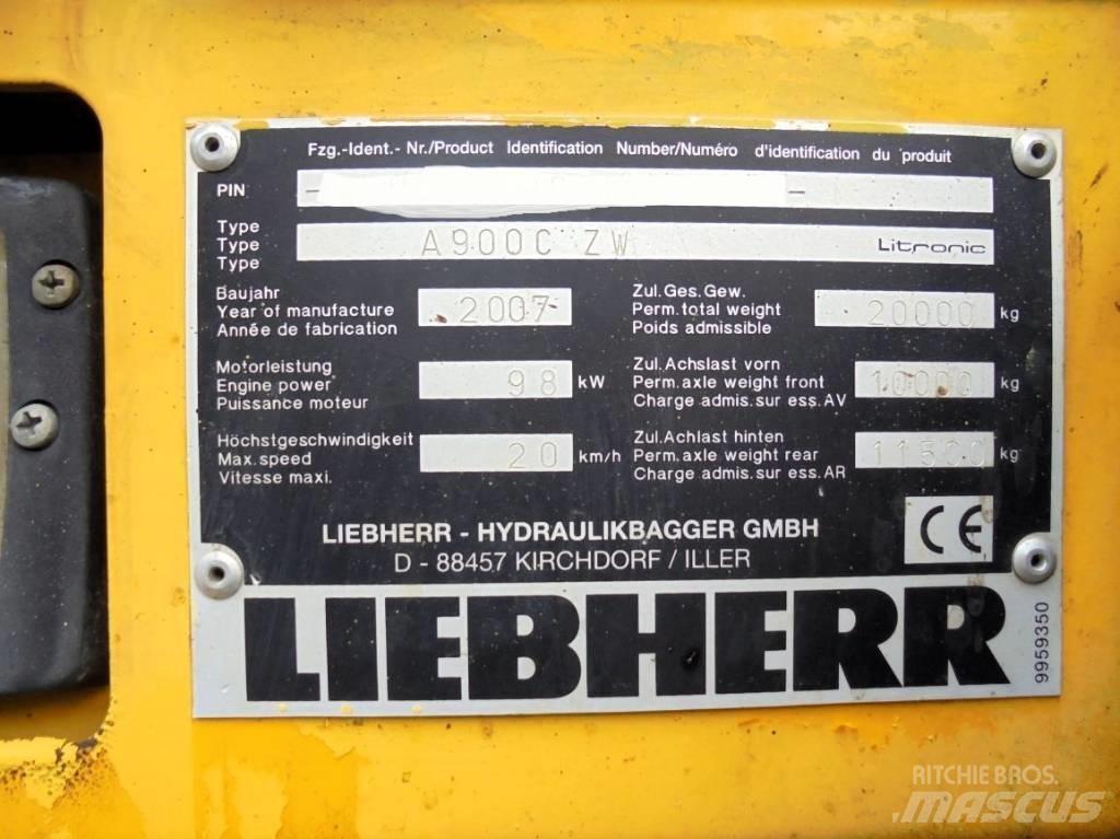 Liebherr A 900 C ZW Ratasekskavaatorid