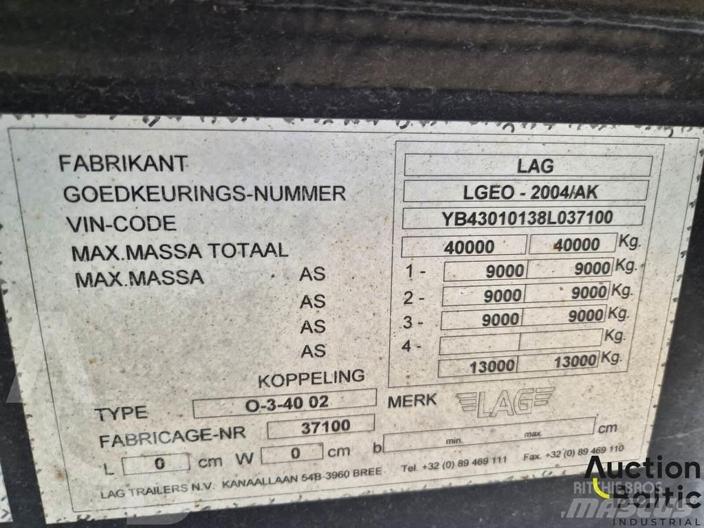 Wabco LAG Tentpoolhaagised
