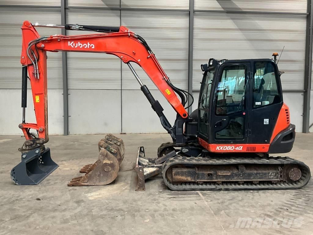 Kubota KX 080-4 A Väikeekskavaatorid 7t-12t