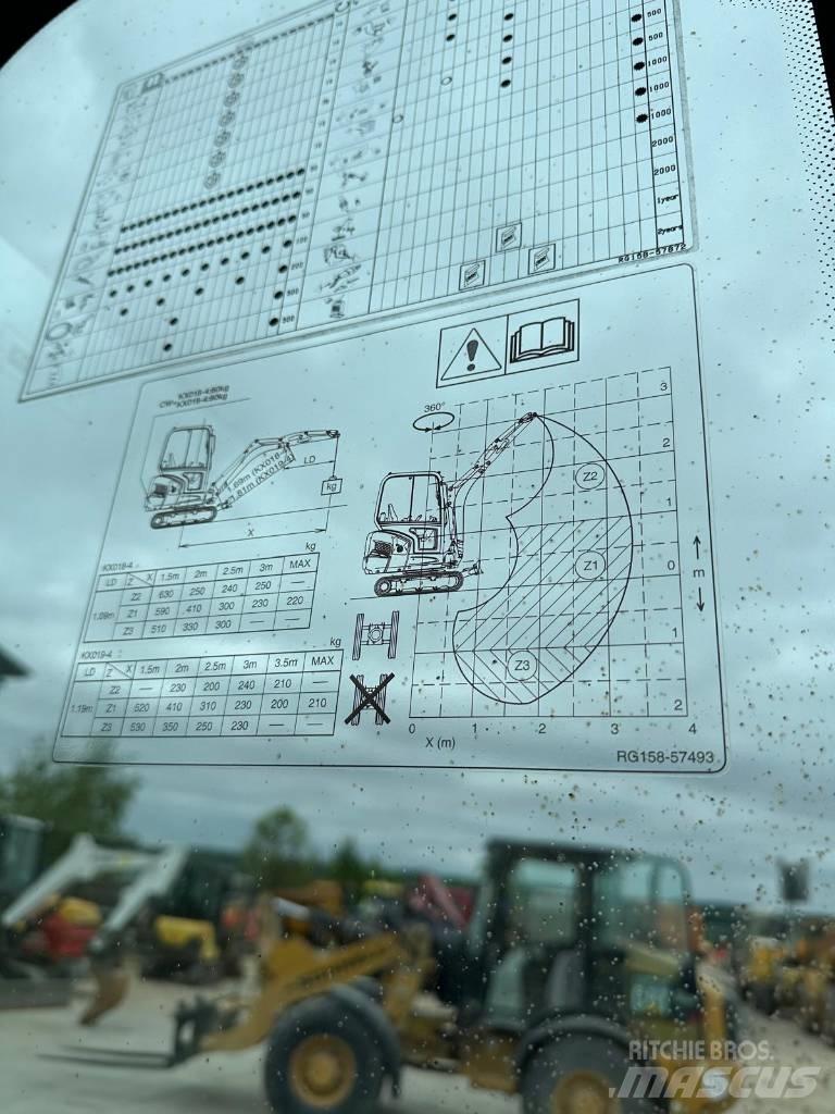 Kubota KX 019-4 Miniekskavaatorid < 7 t