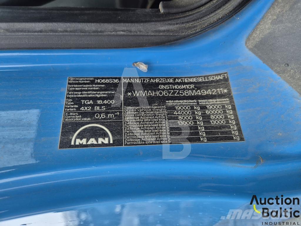 MAN TGA18.400 Sadulveokid