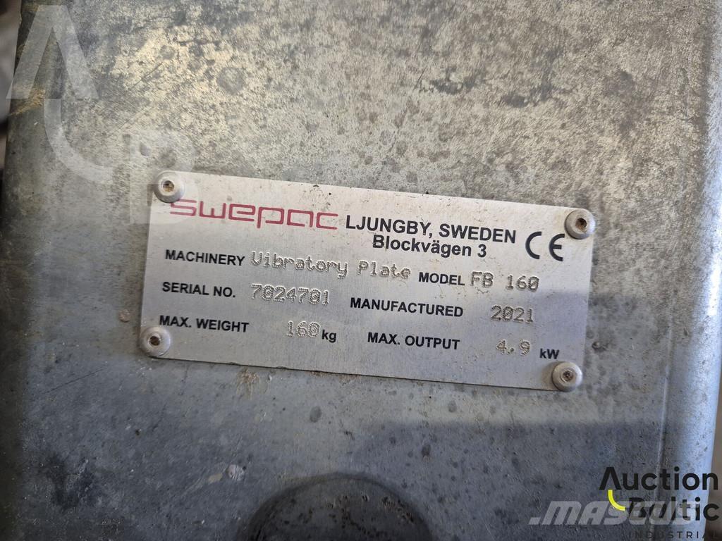 Swepac FB 160 Vibraatorid