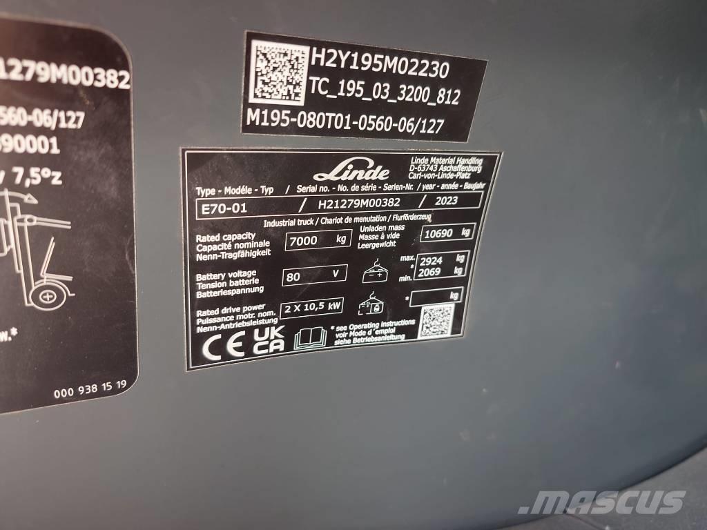 Linde E 70/1279 Elektritõstukid