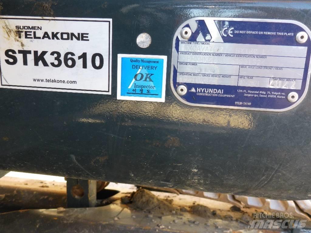 Hyundai HX180L Roomikekskavaatorid