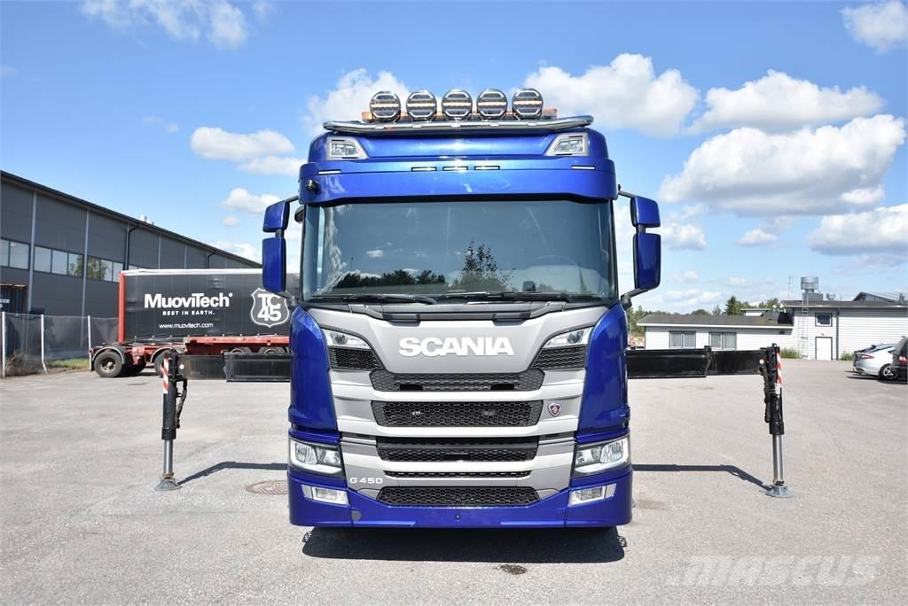 Scania G450 8X4 Kraanaga veokid
