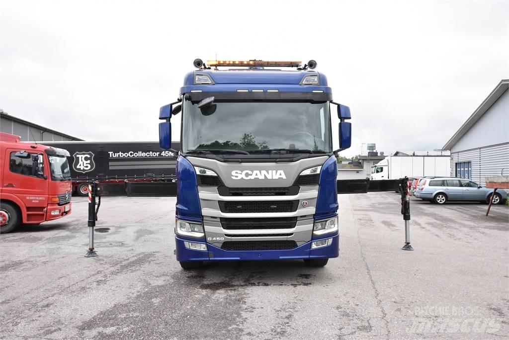 Scania G450 8X4 Kraanaga veokid