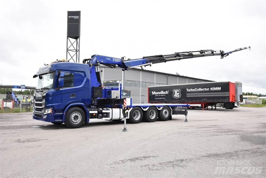 Scania G450 8X4 Kraanaga veokid