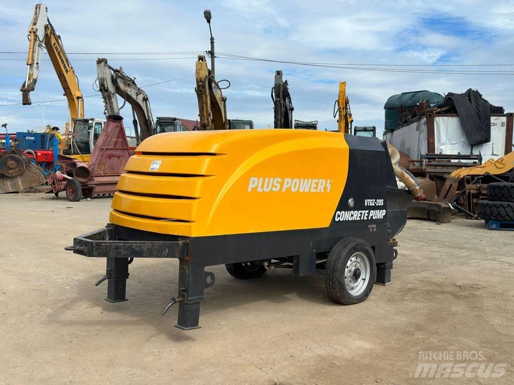 Plus Power VTGZ-20S Betooni pumpautod