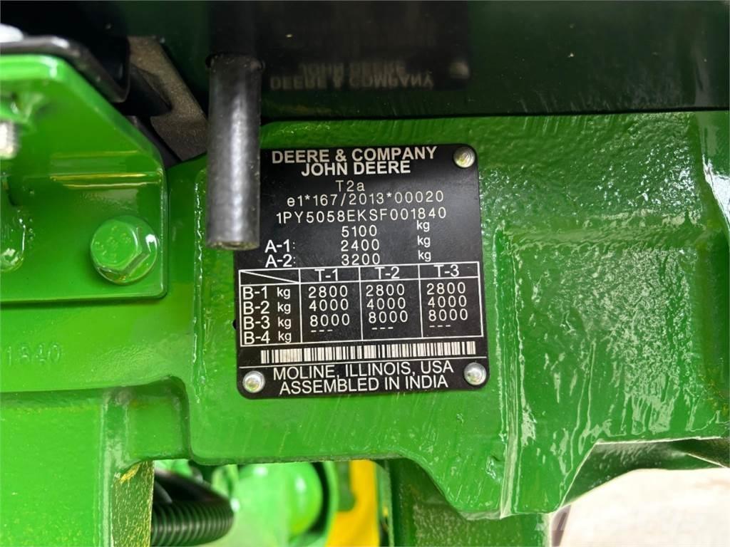 John Deere 5058E Traktorid