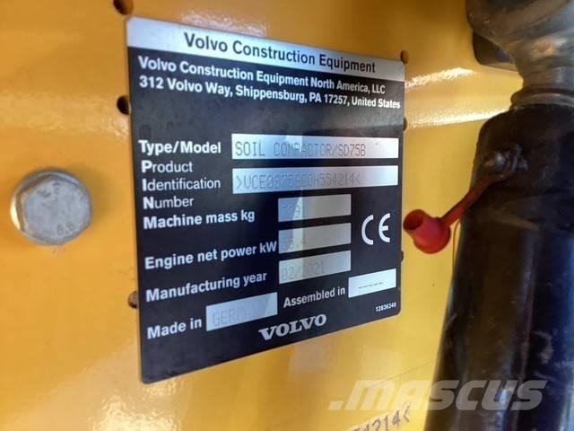 Volvo SD 75 B Ühe trumliga rullid