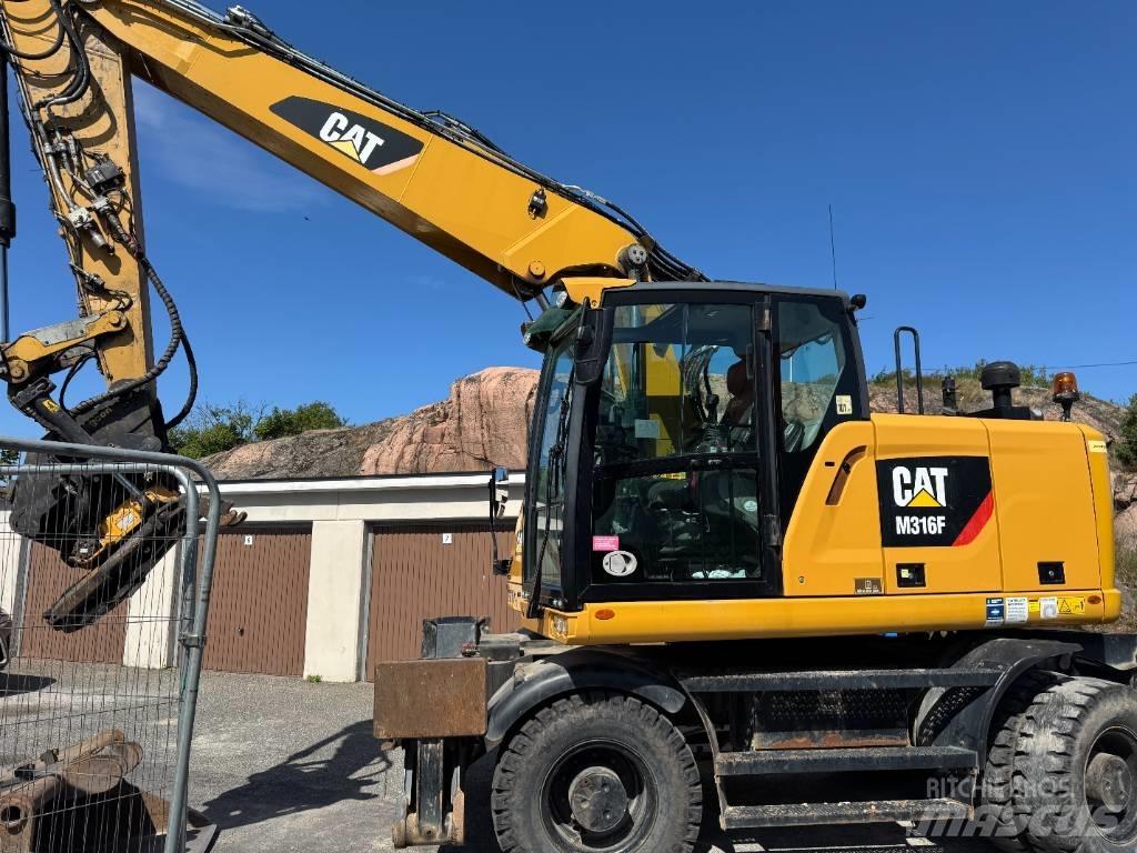 CAT M316F Ratasekskavaatorid