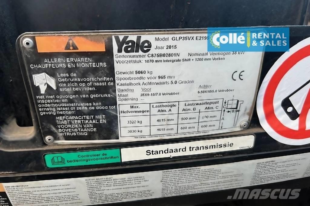 Yale GLP 35 VX | 2015 Gaasitõstukid
