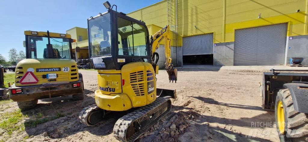 Komatsu PC 26 MR Miniekskavaatorid < 7 t