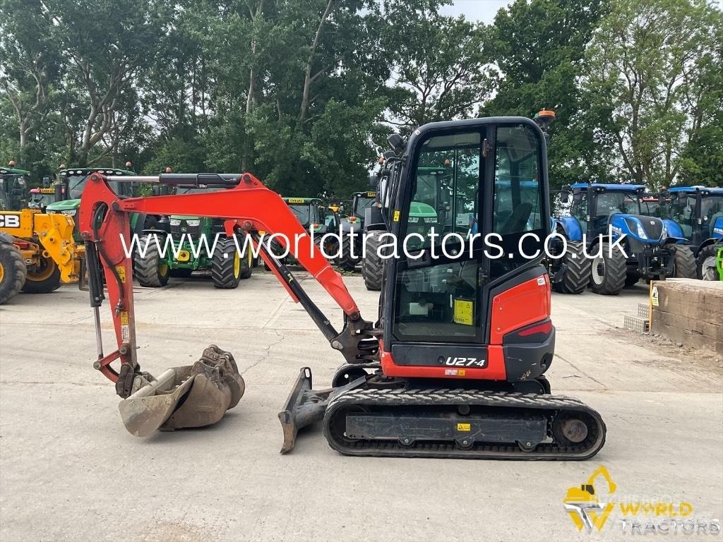 Kubota U 27-4 Miniekskavaatorid < 7 t